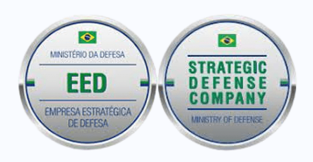 O Grupo Inbra é credenciado pelo ministério da defesa como empresa estratégica de defesa desde de 27 de novembro 2012